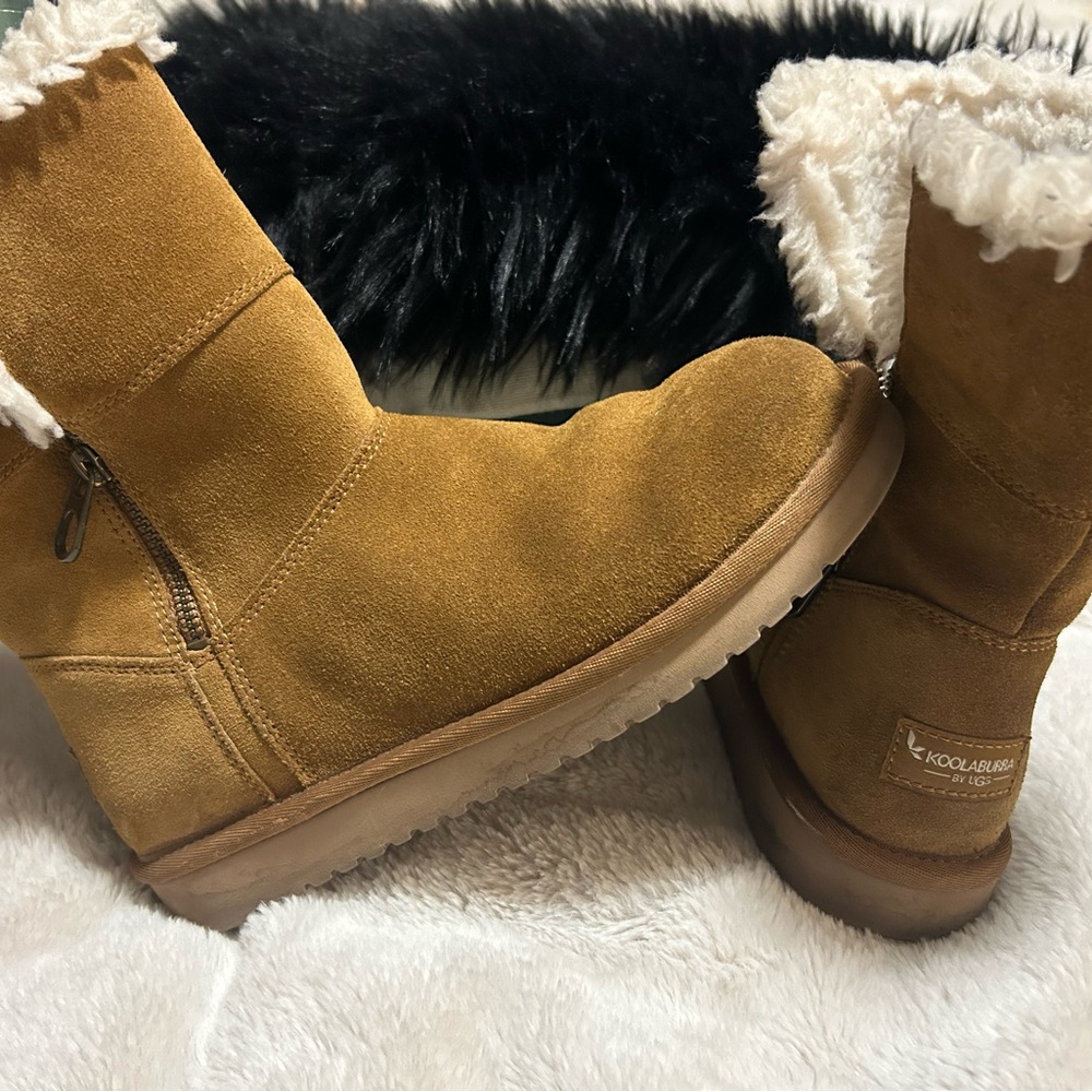 Koolaburra by UGG Tan Suede Boots - Picture 6 of 7